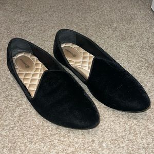 Black Velvet Birdies Size 8